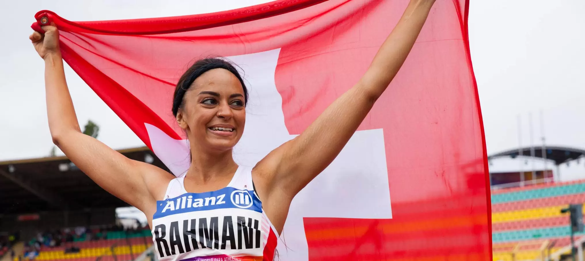 Abassia Rahmani, athlète PluSport, gagne pour la Suisse