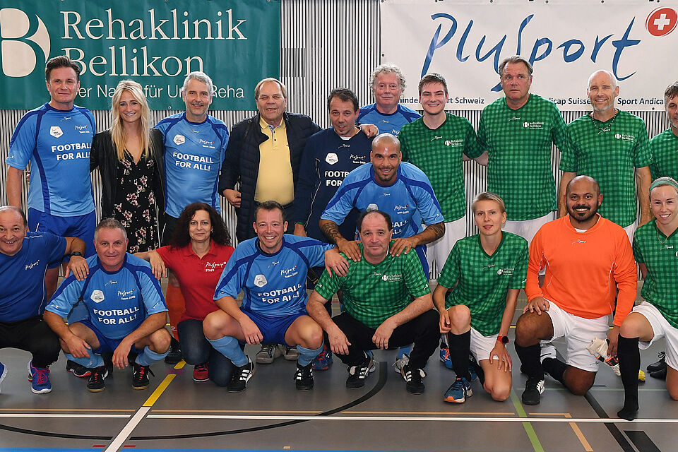 Gruppenbild PluSport Team 2000 und Rehaklinik Bellikon