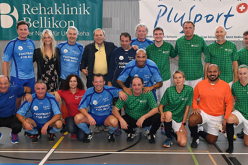 Gruppenbild PluSport Team 2000 und Rehaklinik Bellikon