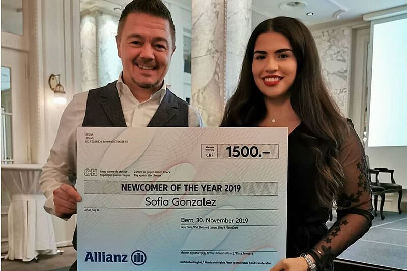 PluSport Athletin Sofia Gonzalez gewinnt den Allianz Newcomer Preis 2019