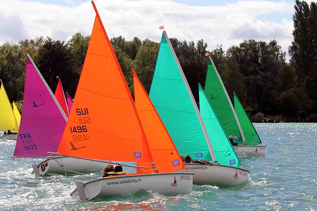 Segelregatta auf interationalen Gewässern