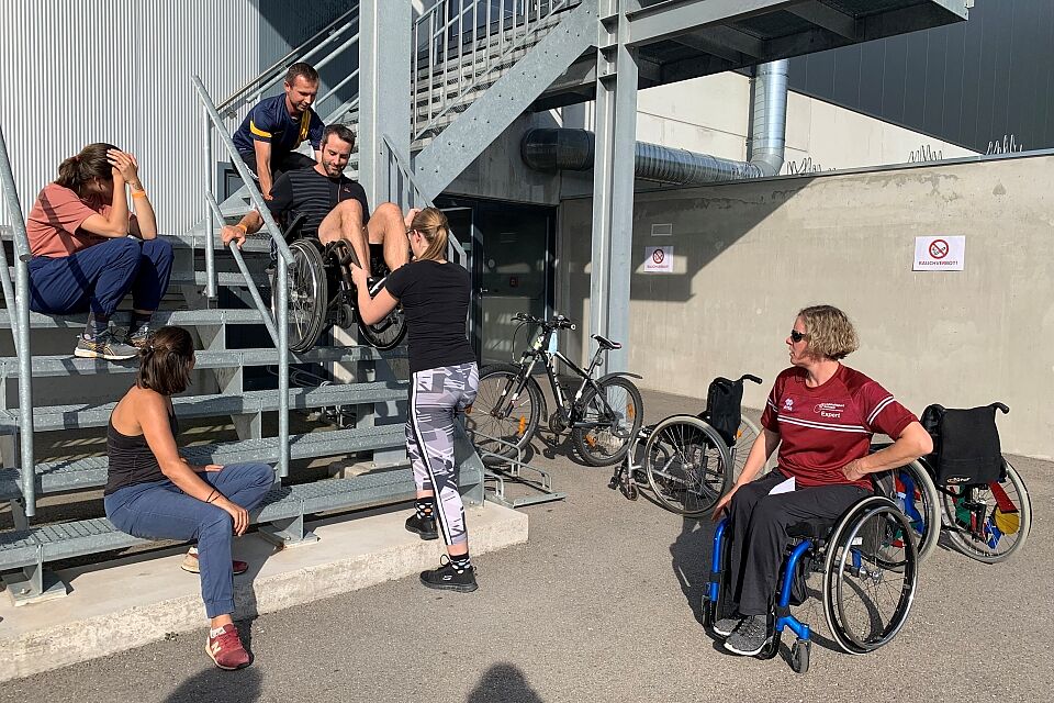 Interdisziplinäres Modul Sport+Handicap in Siggenthal