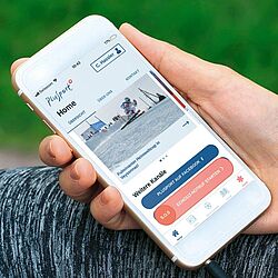 Praktisch und nützlich: die PluSport-App für alle und speziell für Leiter von Clubs und Camps Abbildung der PluSport-App