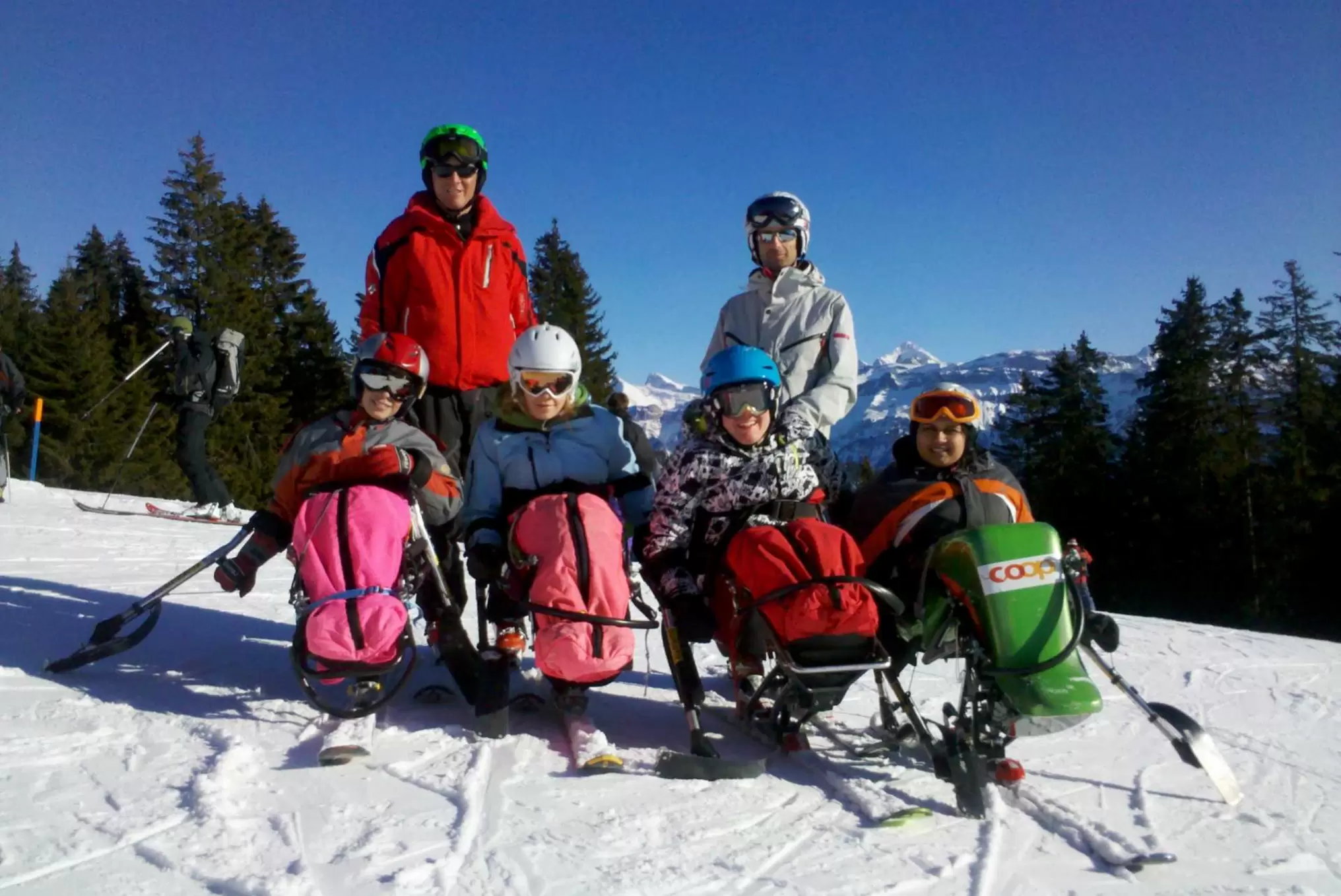 Jugendliche mit Talent werden in diversen Sportarten gefördert, hier beim Skilaufen