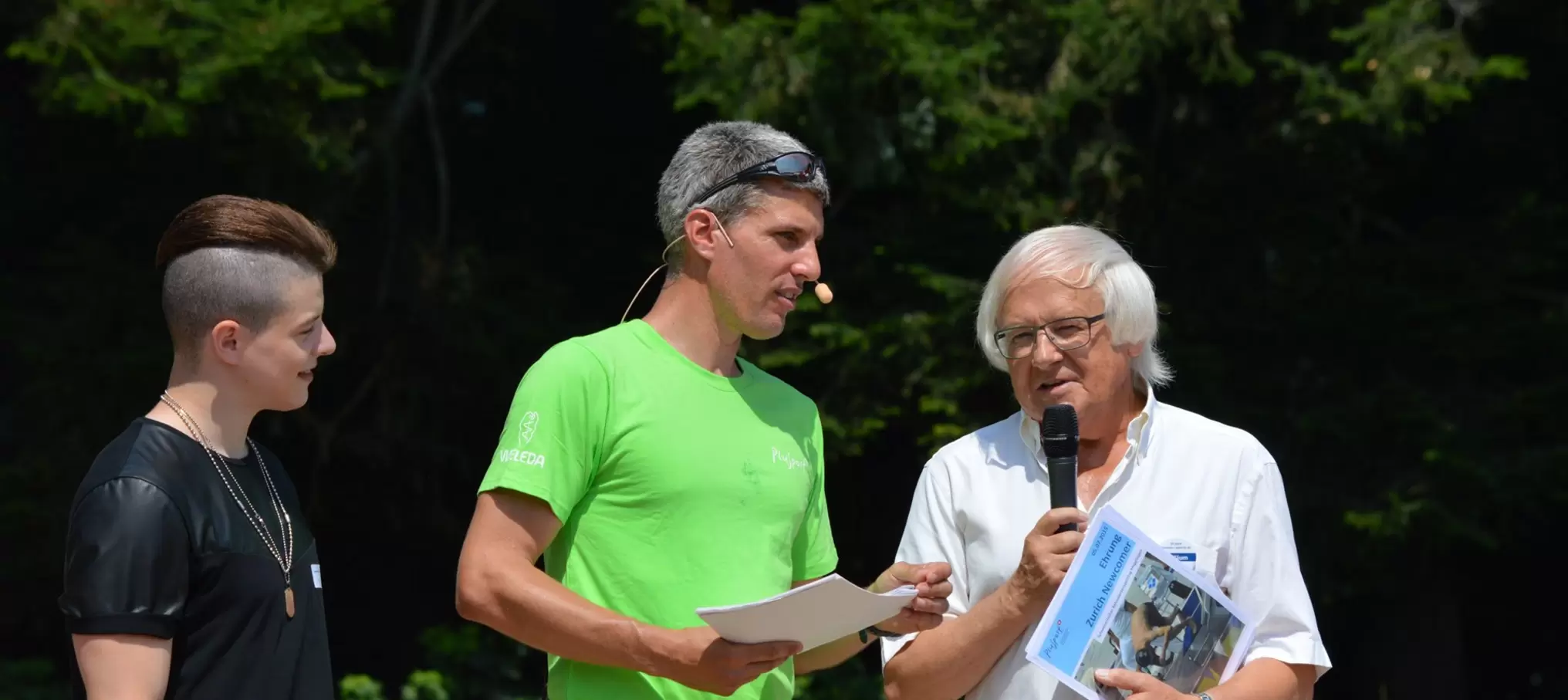 Depuis de nombreuses années, Gilbert Gress, Lucas Fischer et Christof Baer sont des partenaires enthousiastes et engagés du sport-handicap en Suisse