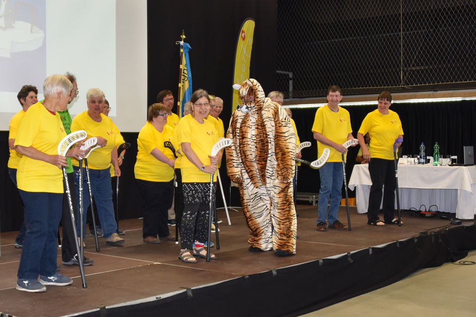 Un spectacle divertissant proposé par les membres de PluSport Oberemmental-Langnau