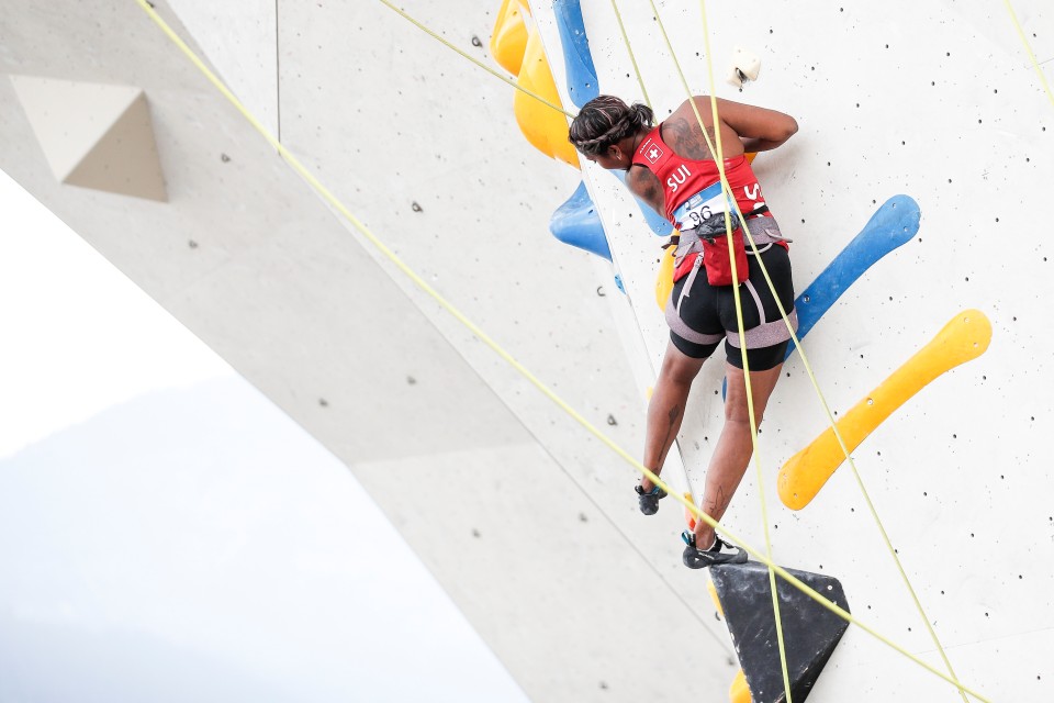 [Translate to Francais:] Amruta Wyssmann (Foto: IFSC Dimitris Tosidis)